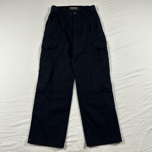 5.11 Tactical Pants Men 30x32 Black Rip Stop Cargo Utility Pro Series Trousers
